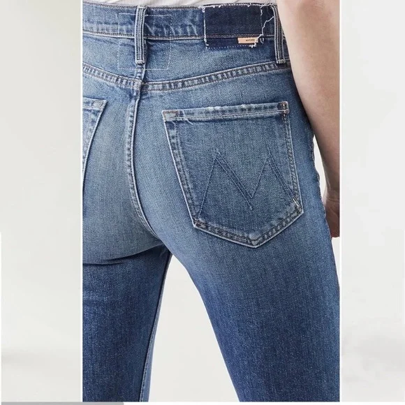 MOTHER Jeans High Waisted Rider Skimp in CowboysDon't Cry Size 30